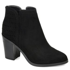 Black Suede Booties